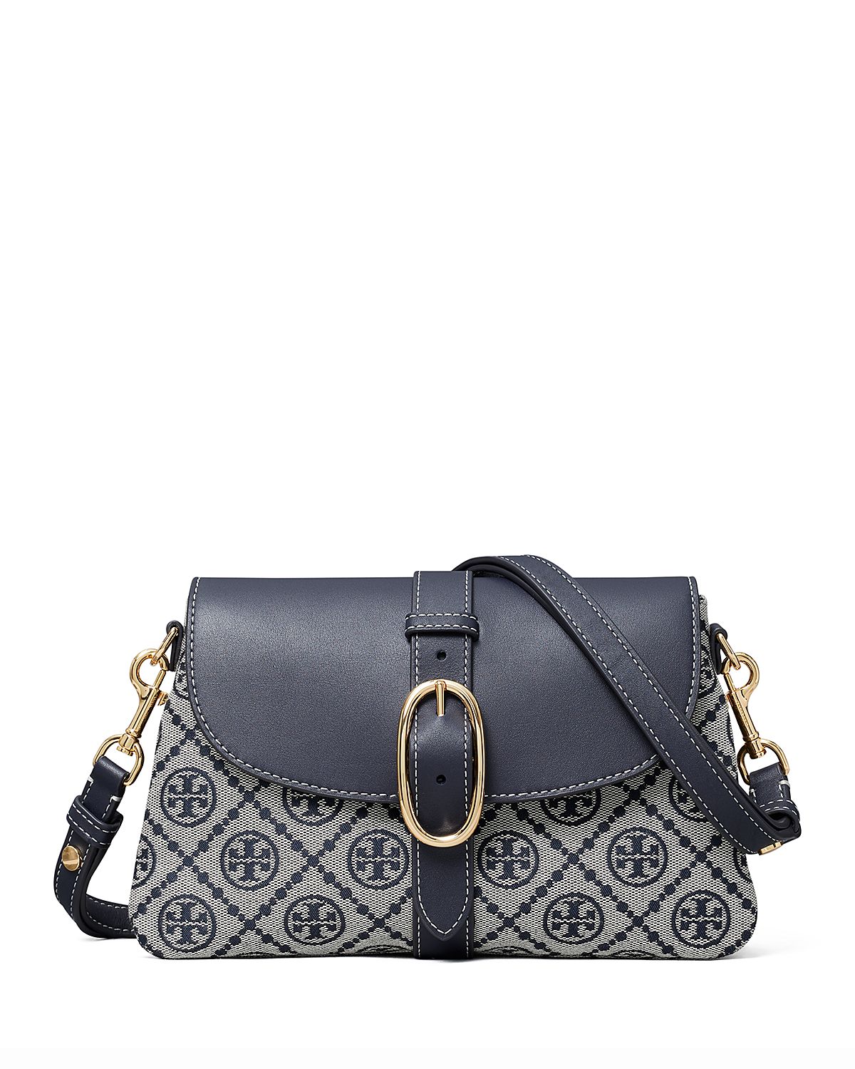 Tory Burch Double T Monogram Small Shoulder Bag