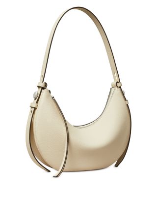 Romy Crescent Leather Shoulder Bag