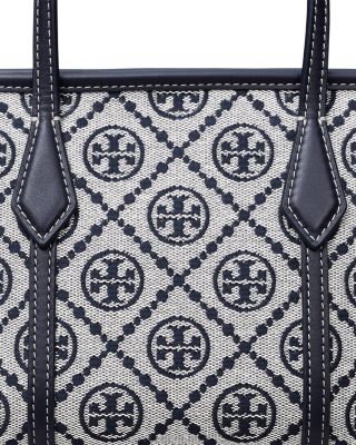 Perry Mini Double T Monogram Tote Bag