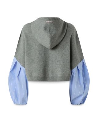 Blizzard Mixed Media Hoodie