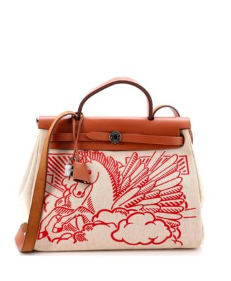 31 Herbag Zip Pegase Pop Toile and Leather