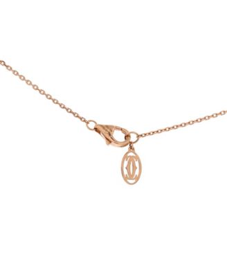  XS Cartier D'Amour Pendant Necklace 18K Rose Gold with Diamond, 16"