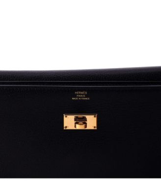 Long Kelly Pocket Wallet Chevre Chamkila