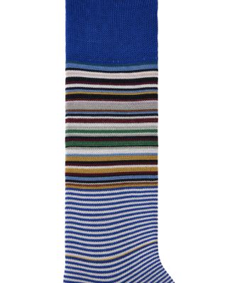 Odd Stripe Crew Socks