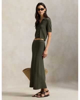 Short Sleeve Collared Cardigan