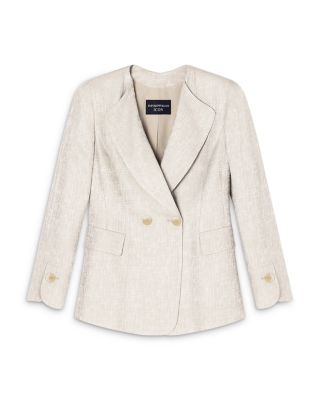 Textured Jacquard Blazer