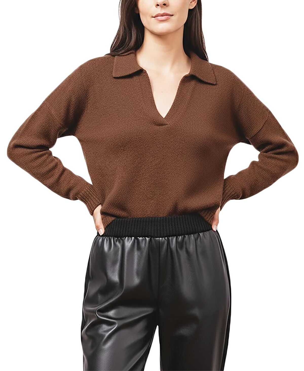 Central Park West Women's Robbie V-Neck Polo