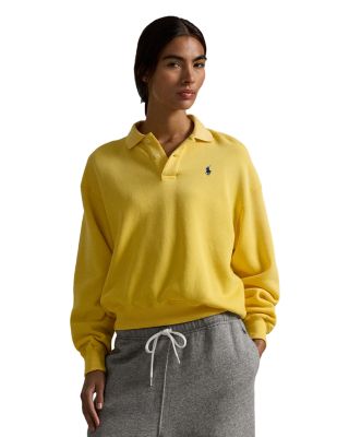 Polo Collar Fleece Pullover