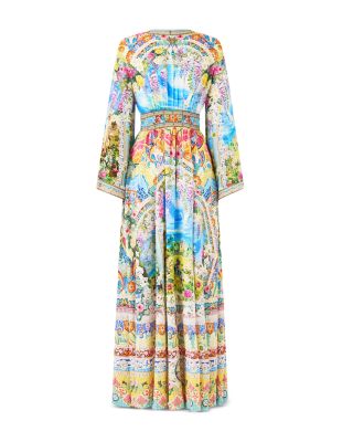 Majestic Milla Shaped Waistband Dress With Gathered Sleeves