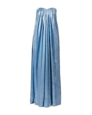 Foiled Chiffon Gown
