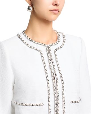 Chain Trim Tweed Jacket - Exclusive