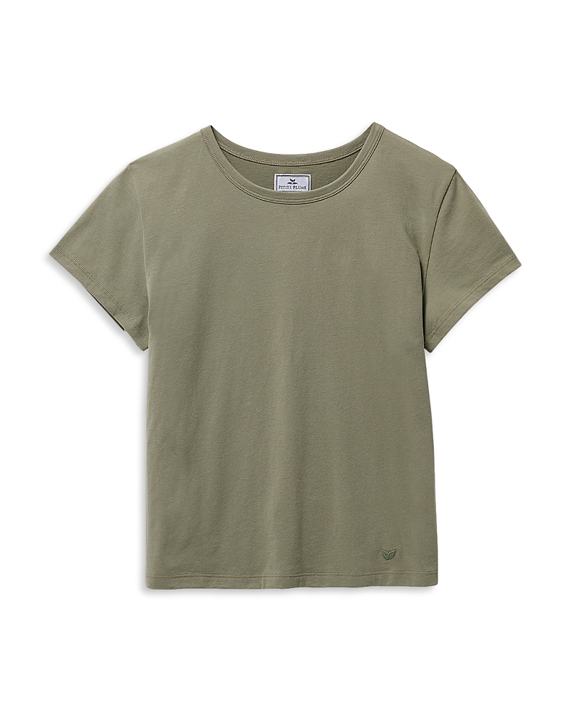 Petite Plume Pima Cotton Short Sleeve Pajama Tee