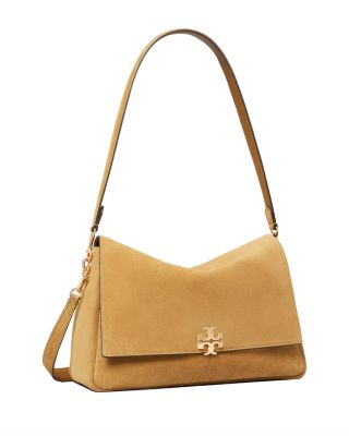 Kira Suede Shoulder Bag