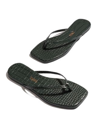 Women's Lily Square Toe Flip Flops