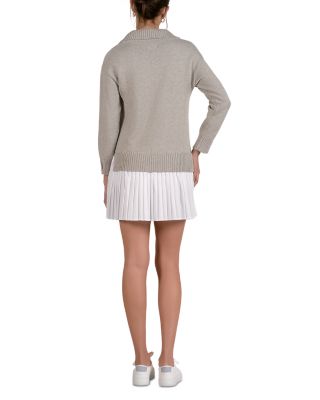 Layered Look Sweater Dress