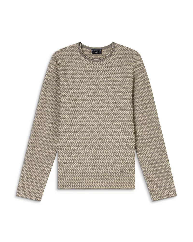 Emporio Armani Pullover Chevron Sweater