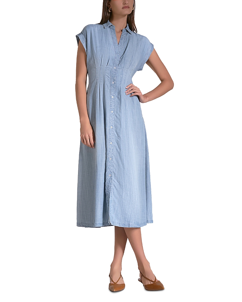 Elan Cap Sleeve Midi Dress