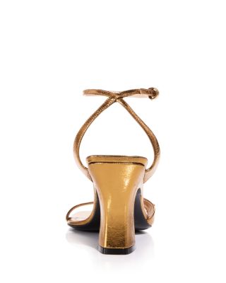 Women's Leather Ankle Strap Sandals