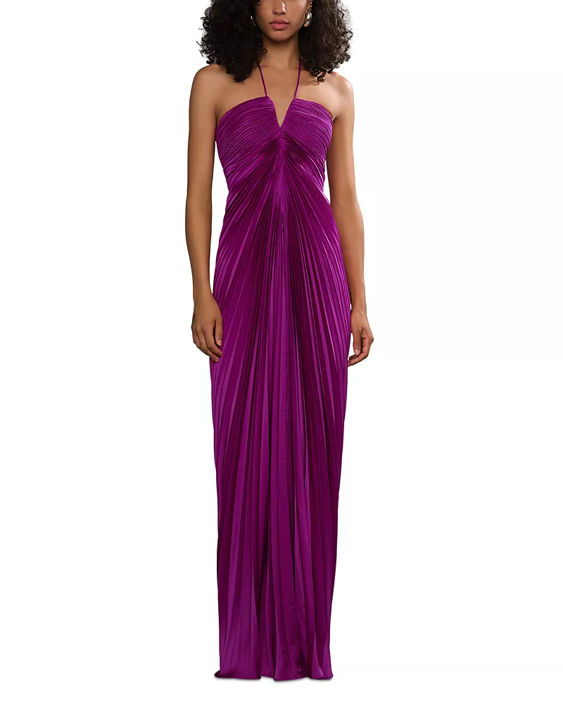Amur Ionea Pleated Gown