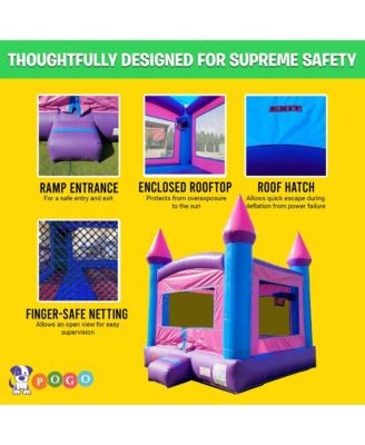  Premium Inflatable Bounce House (without Blower) - 13 x 12 x 14.5 Foot
