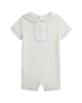 Boys' Cotton Interlock Sailor Shortall - Baby