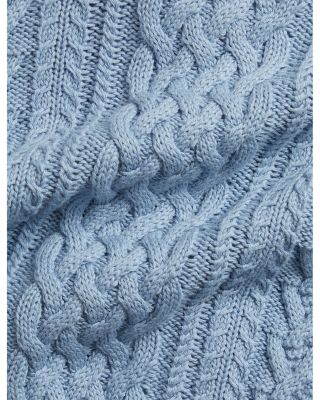 Boys' Cable Knit Cotton Shawl Cardigan - Baby