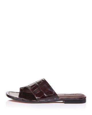 Women's Maycie Croc Embossed Slides