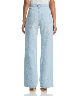 Taylor High Rise Wide Leg Jeans in Sun Spark