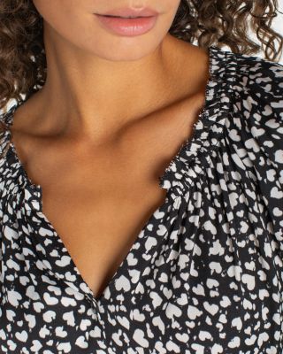 Button Front Woven Top