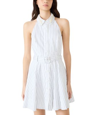 Valor Stripe Belted Dress