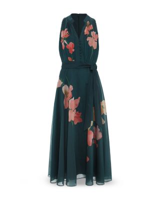 Lucinda Button Front Floral Dress