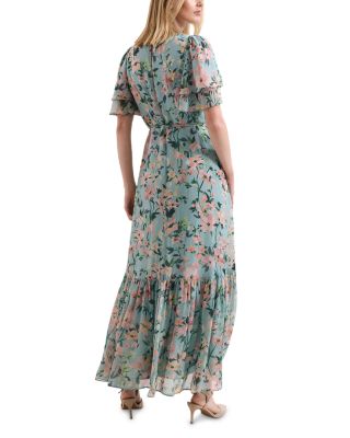Violet Floral Maxi Dress