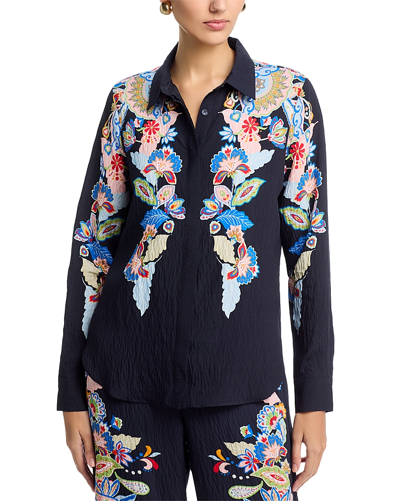 T Tahari Button Down Blouse