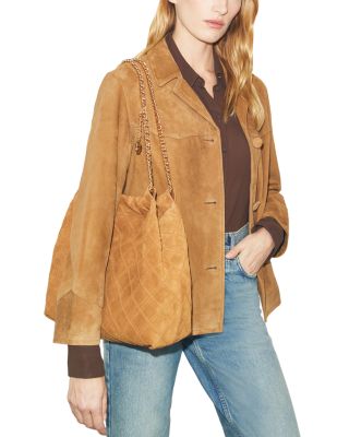 Fleming Suede Hobo Bag