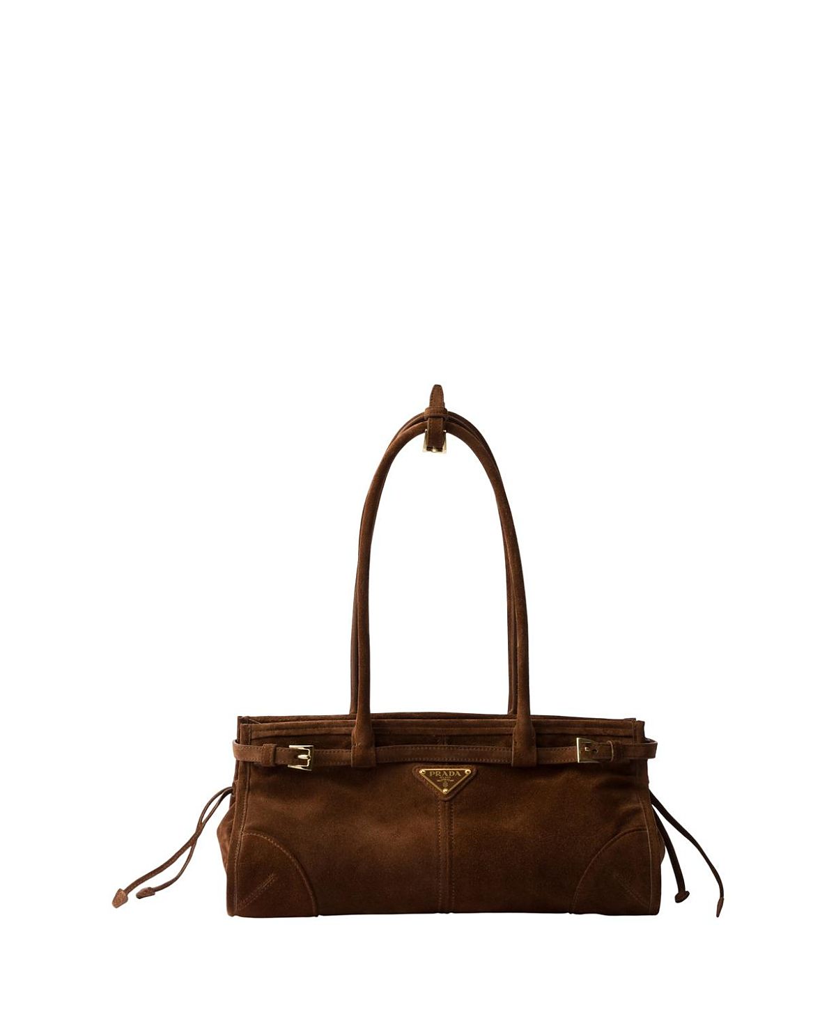 Prada Bonnie Medium Suede Handbag