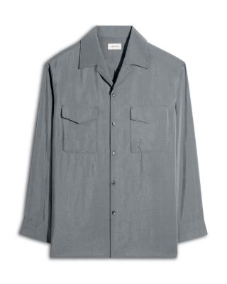 slim fit collarless dress shirt Slim Fit Light Blue Solid Non-Iron Men's Dress Shirt – Wilkes & Riley, LLC