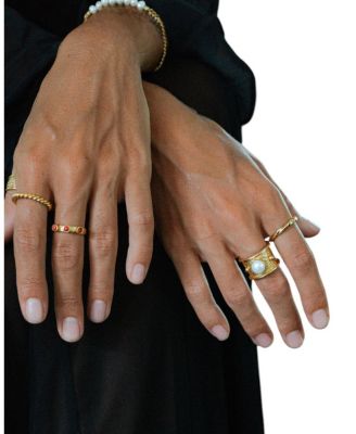  Della Pearl Band Ring