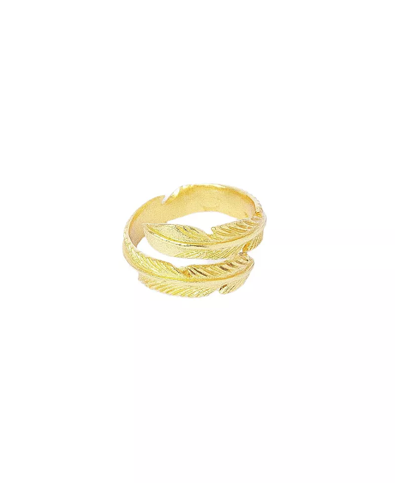 Ottoman Hands Feather Ring