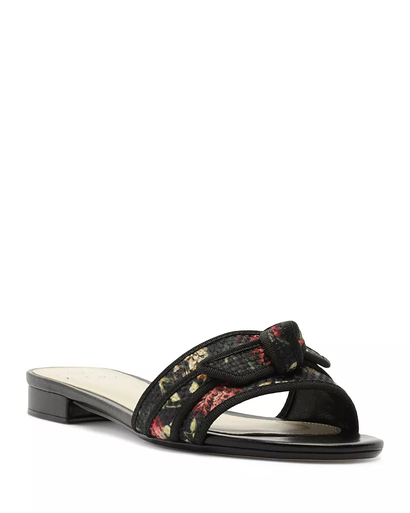 Alexandre Birman Women's Grossgrain Bow Slides