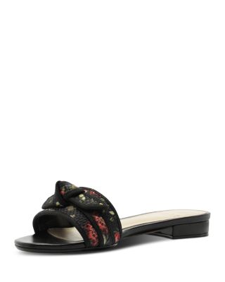 Women's Grossgrain Bow Slides