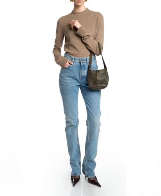  Le 5 A 7 Supple Baby Shoulder Bag In Grained Leather