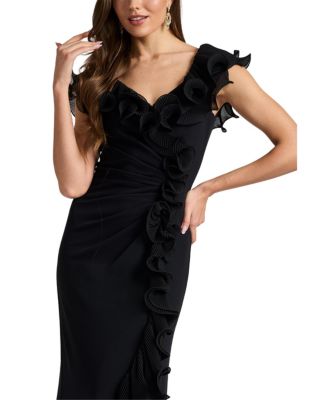  Leandra Cascading Ruffle Gown