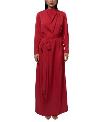 Victoria Satin Maxi Dress