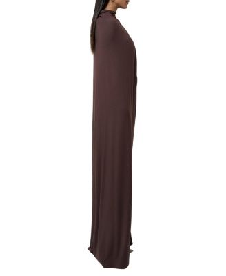 Draped Elegance Cape Dress