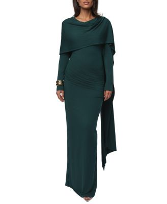  Glitz Asymmetric Maxi Dress