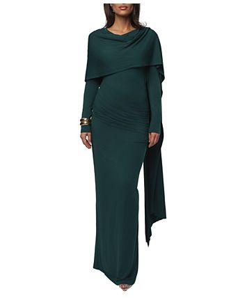 Glitz Asymmetric Maxi Dress