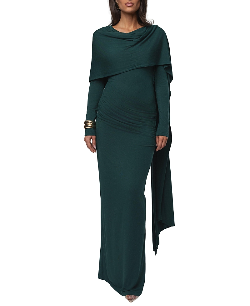 Jluxlabel Glitz Asymmetric Maxi Dress