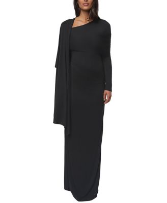  Glitz Asymmetric Maxi Dress