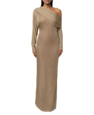  Drape and Shine Maxi Dress