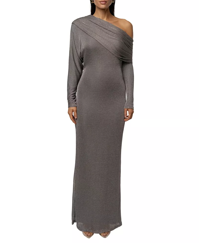 Jluxlabel Drape and Shine Maxi Dress